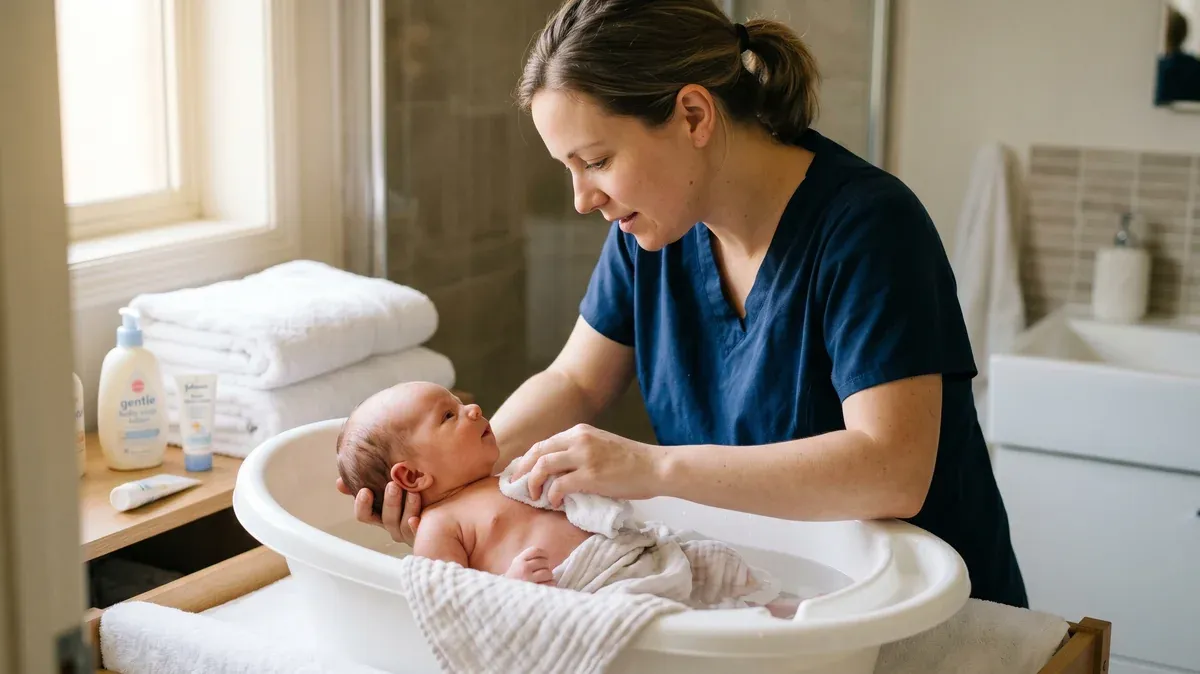 Bain du nourrisson : protocole, sécurité et soins pour le CAP AEPE