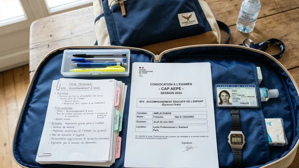 Quel matériel pour les épreuves CAP Petite enfance ?